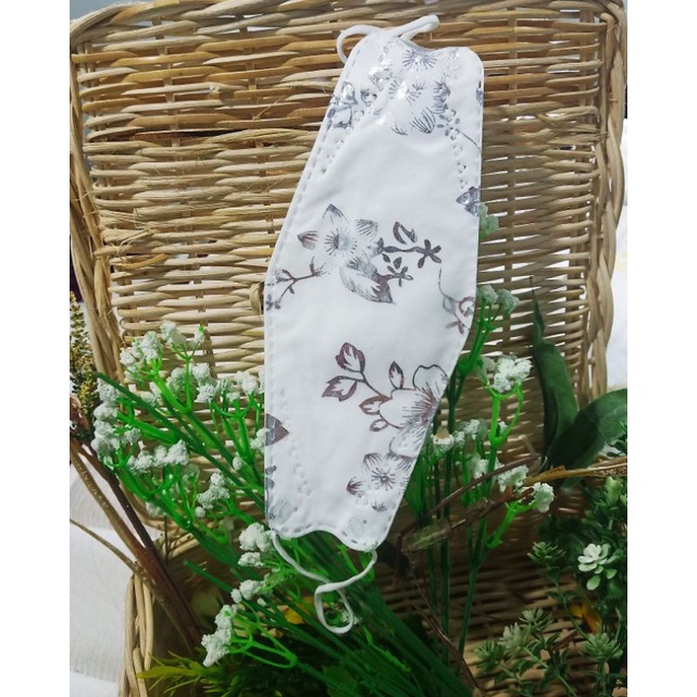 Masker KF94 blink blink Bunga Silver