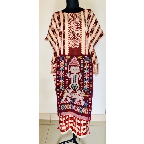 Tenun Dress Sabu Putih