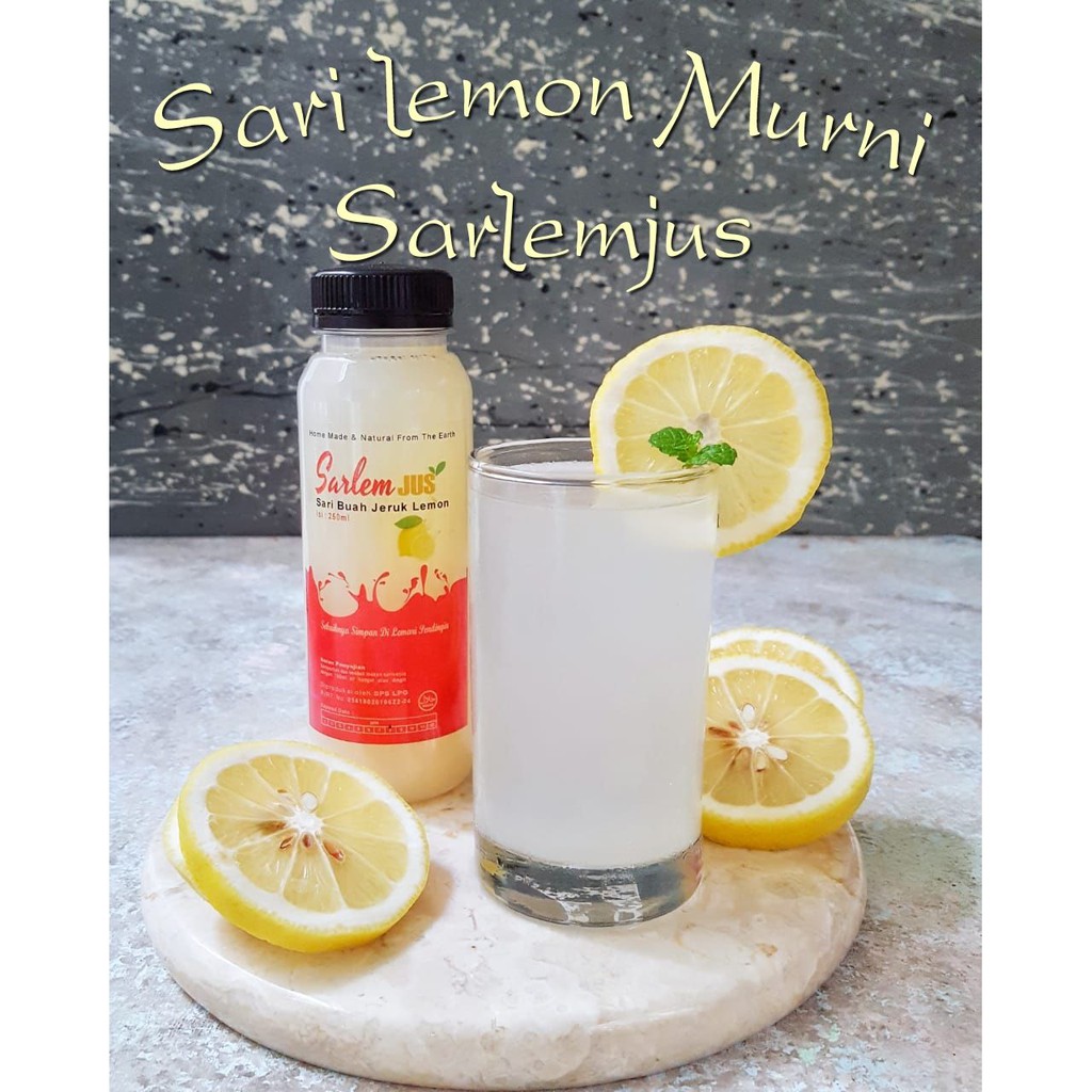 

Sarlem Jus Minuman perasan lemon asli 250ml