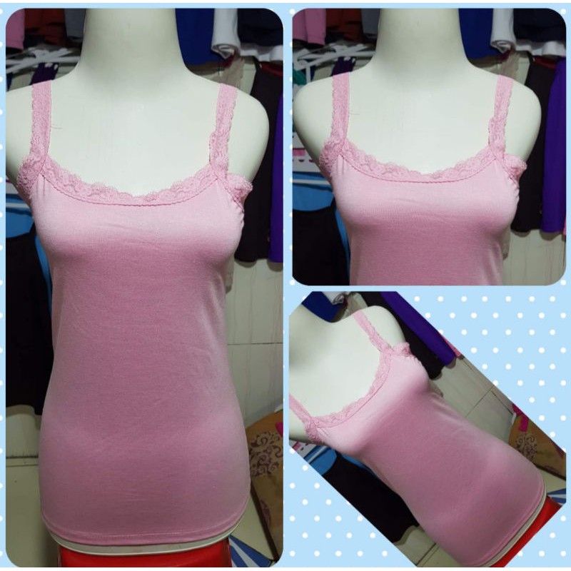 TANKTOP,TANKTOP RENDA,CAMISOLE TANKTOP,TANK TOP RENDA WANITA,TANKTOP MURAH