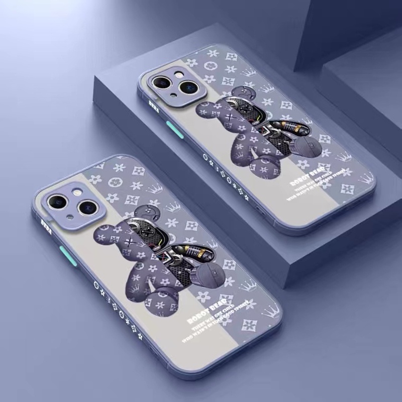 Kaws Hard Case Motif Beruang Untuk iPhone 11 Pro max 12 Pro max 13 Pro max 7 plus 8plus Se20