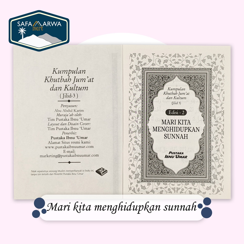 BUKU KUMPULAN KHUTBAH JUM'AT & KULTUM BERDASARKAN AL-QURAN DAN AS-SUNNAH JILID 3-3