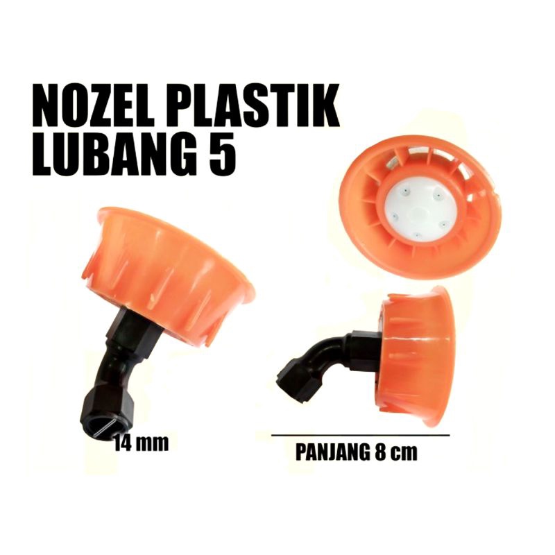 Nosel Sprayer 5 Lubang Nozel Kepala Sprayer