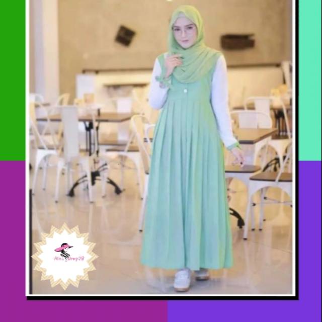Zema dress gamis muslim modern