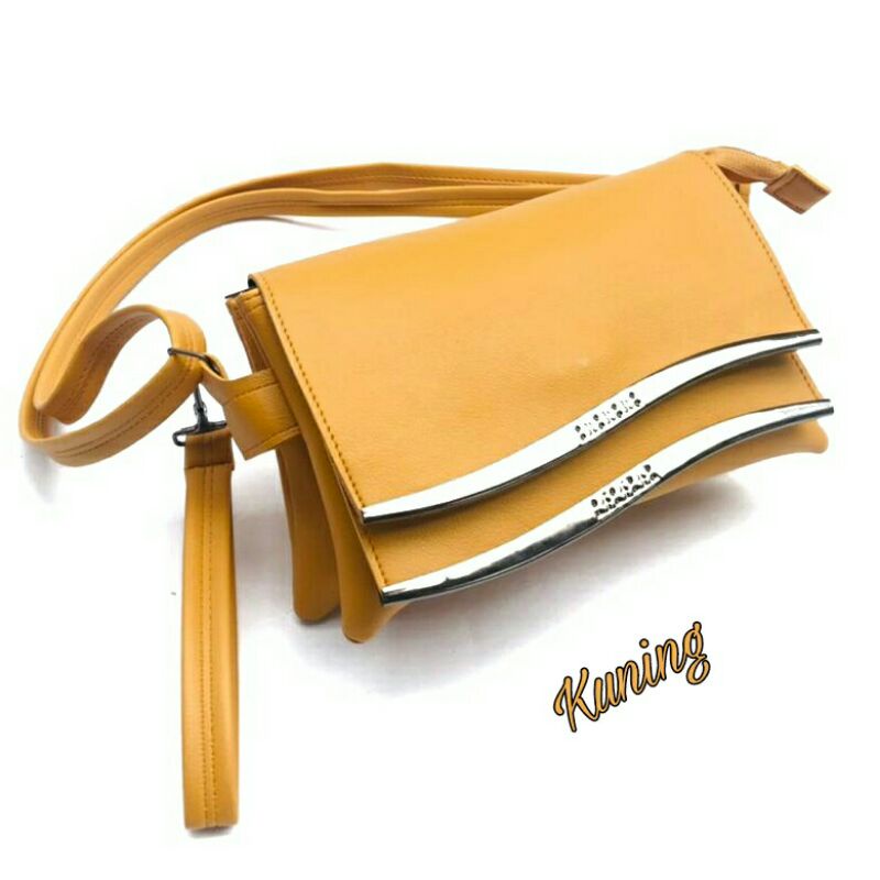 Tas selempang miniso Dabel Behel MS 010 Tas slempang wanita terbaru & termurah