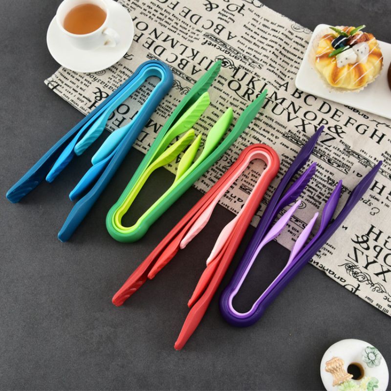 capit kue set 3 / plastic food clip / cake tongs / bakery clip