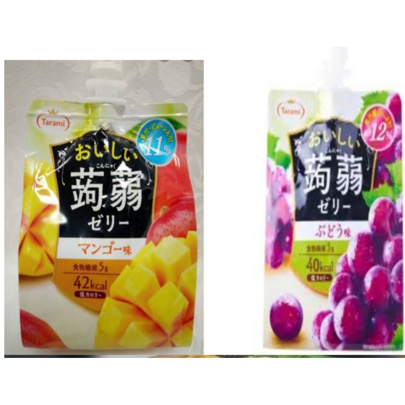 

Tarami Konjac Rasa Mangga dan Anggur 150g / Minuman Jelly Rasa Buah