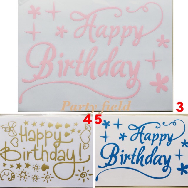 Sticker balon PVC transparan