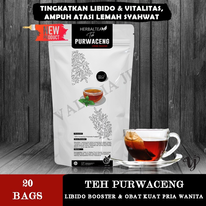 Teh Purwaceng Teh Herbal Jamu Stamina Pria Penambah Stamina Ampuh Cegah Kanker Tumor Obat Kuat Pria Teh Herbal Purwaceng Teh Celup