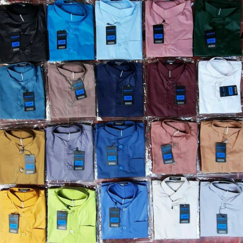 Baju Koko BAJU KOKO AMMU COLLECTION HAIBAH ORIGINAL 100%(B1Y0) Koko Dewasa Kemeja Koko Pria Kemeja K