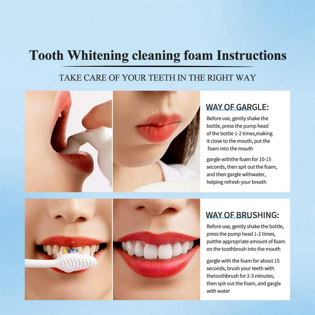 BPOM OdbO Teeth Cleaning and Whitening Foam 60ml