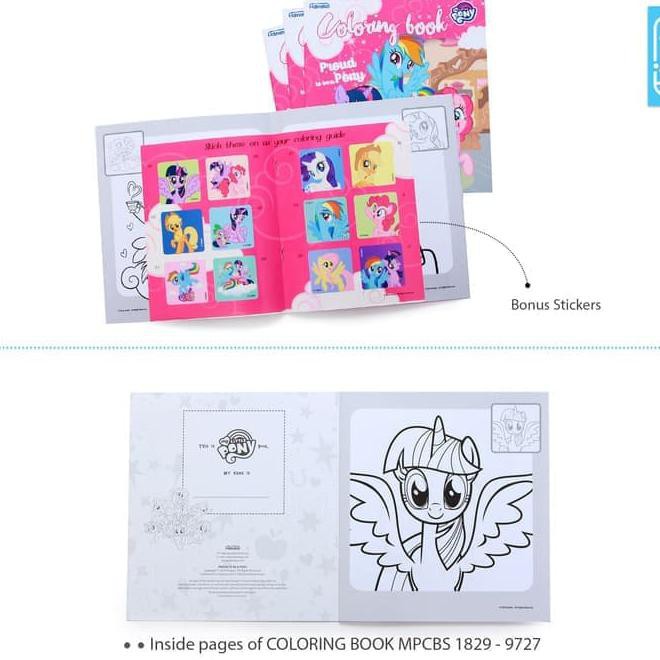 Coloring Book My Little Pony Small Buku Edukasi Adinata Goody Bag Anak Item Murah