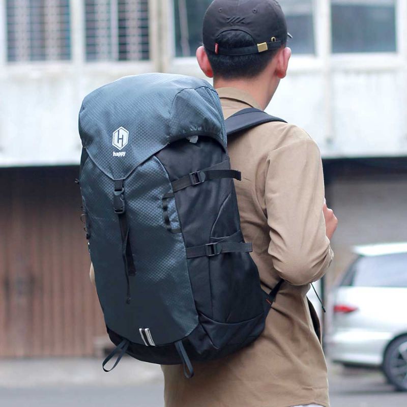 AUTHENTIC  Tas Ransel Pria/Cowok Besar Semi Carier 40 L Punggung Laptop Kuliah Gunung Travel Bag Outdoor Ok