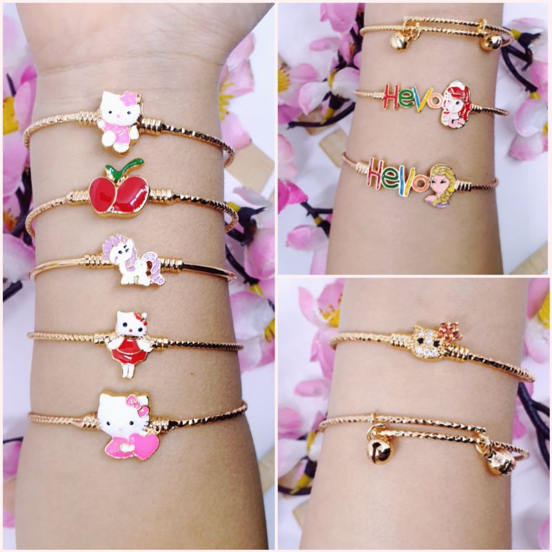 1 lusin gelang anak isi 12 pc model campur2