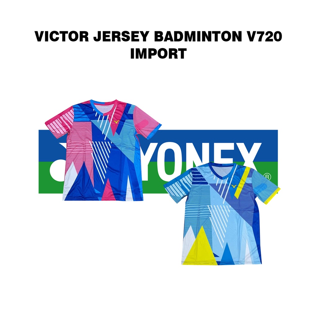 Baju Jersey Badminton Bulutangkis Victor V 720 Timnas Indonesia GO