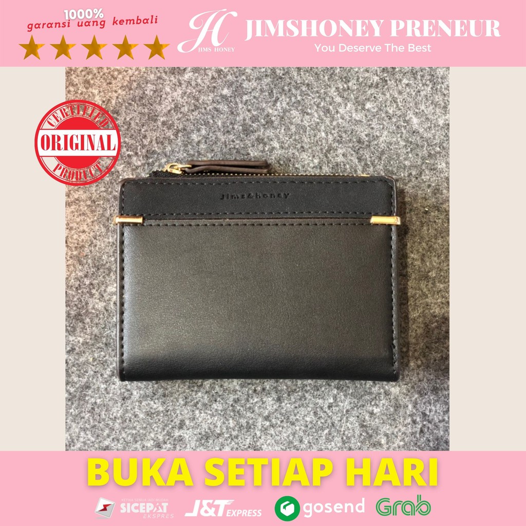 XAVIER PLUS Wallet Jims Honey Dompet Kartu Wanita Dompet Lipat Jims Honey Original