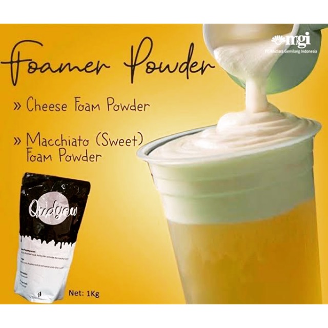 

REPACK: 200G - QUDYEW CHEESE FOAM POWDER/ Topping Bubuk Keju