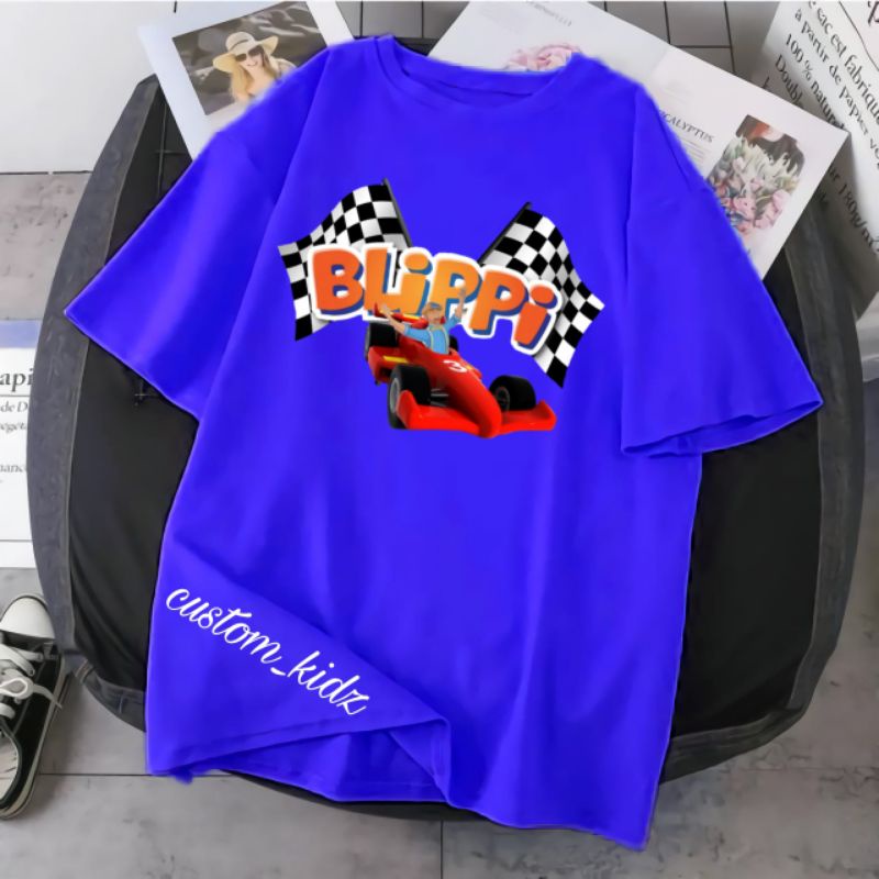 KAOS ANAK BLIIPI RACING STAR BAHAN KUALITAS PREMIUM