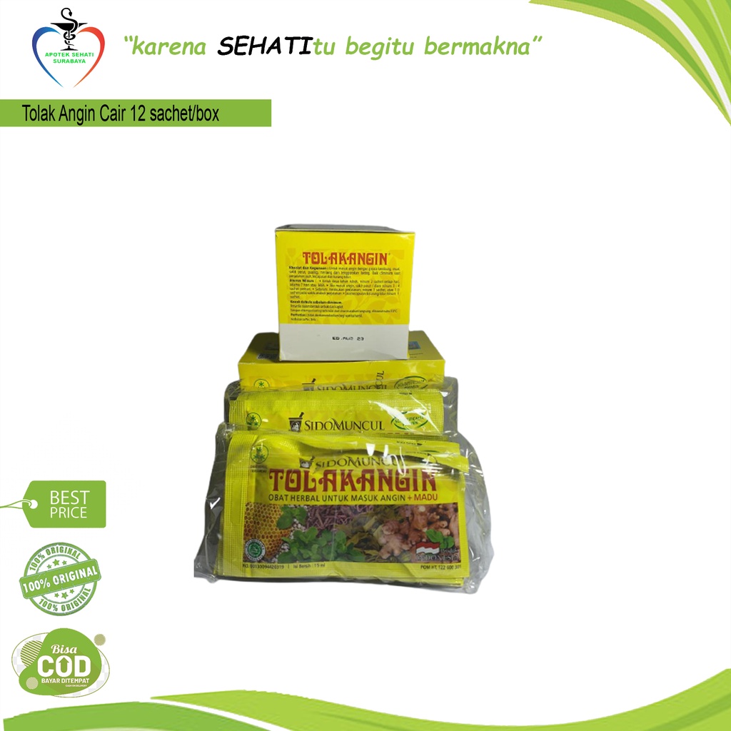 Promo Tolak Angin Cair 3 Pcs / Obat Herbal / Masuk Angin