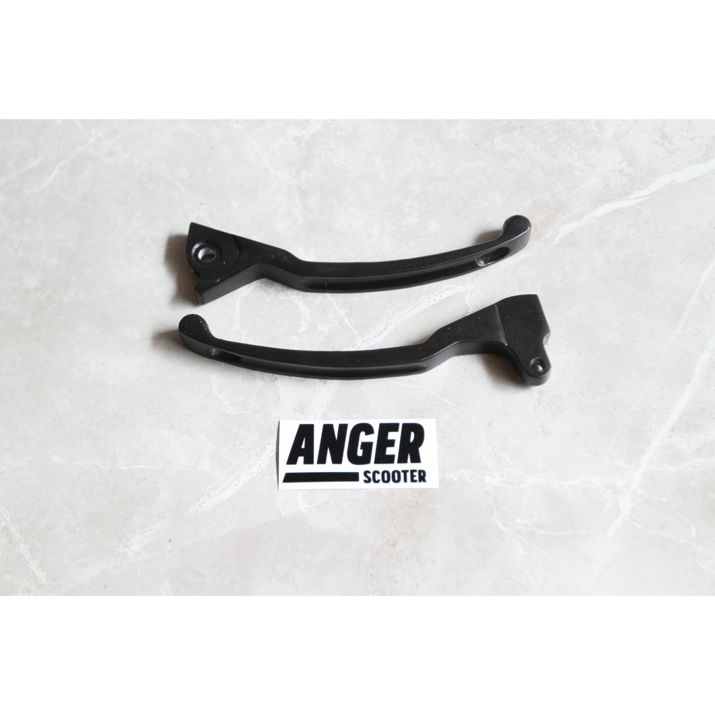 Brake Lever Vkustom Black Model SIPlah Vespa Sprint Primavera S LX LXV