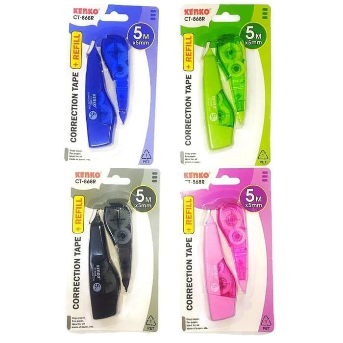 

CORRECTION TAPE + REFIL CT-868R 5MX5MM KENKO