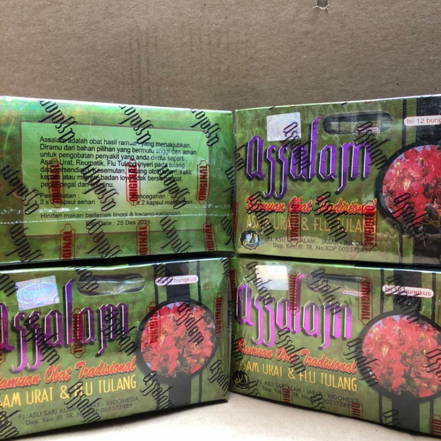 Assalam Obat Asam Urat dan Flu Tulang Herbal