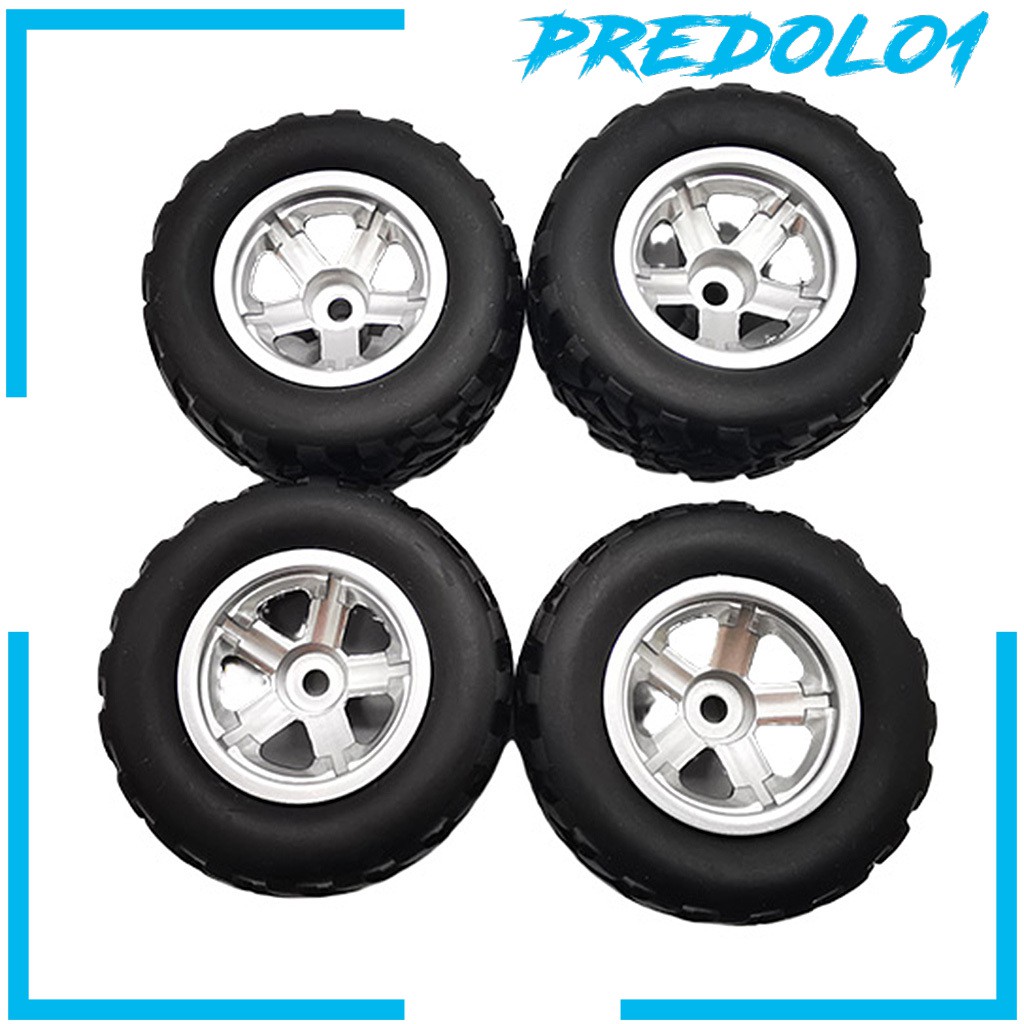 Predolo1 4pcs Miniatur Ban Mobil Truk Rc Wpl D12