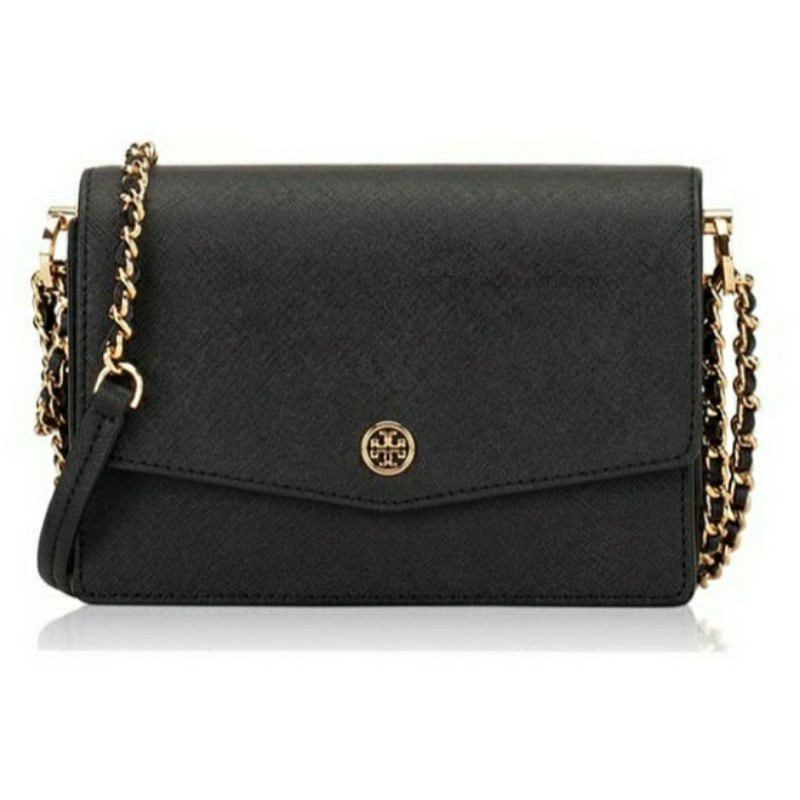 Tory Burch Robinson Mini Shoulder Bag Black