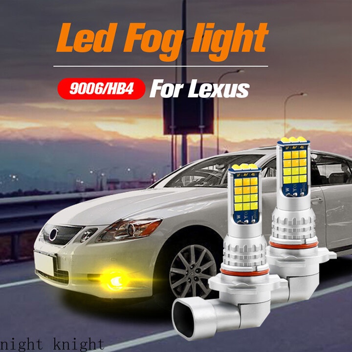 2pcs Lampu Kabut LED 9006 HB4 No Error No Error Untuk Lexus GS300 GS430 GS350 GS450H GS460 LS430 LS460 Ls-600H-12