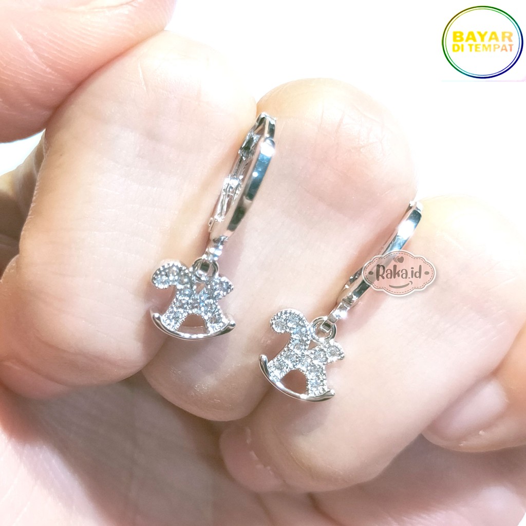 RAKA Acc - Anting Clip / Klip Anting Wanita Kuda Kudaan Perhiasan Aksesoris Wanita 474