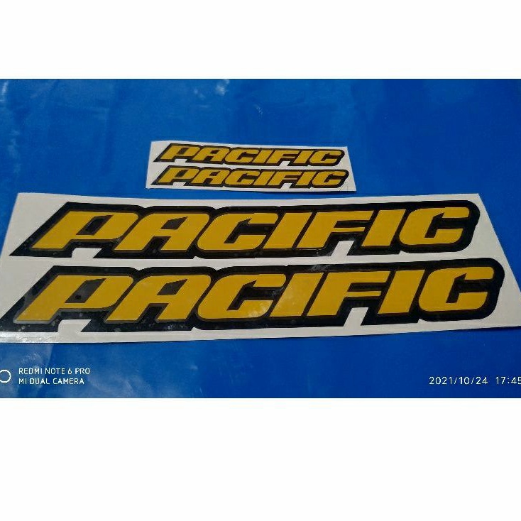 Stiker PACIFIC(stiker sepeda)