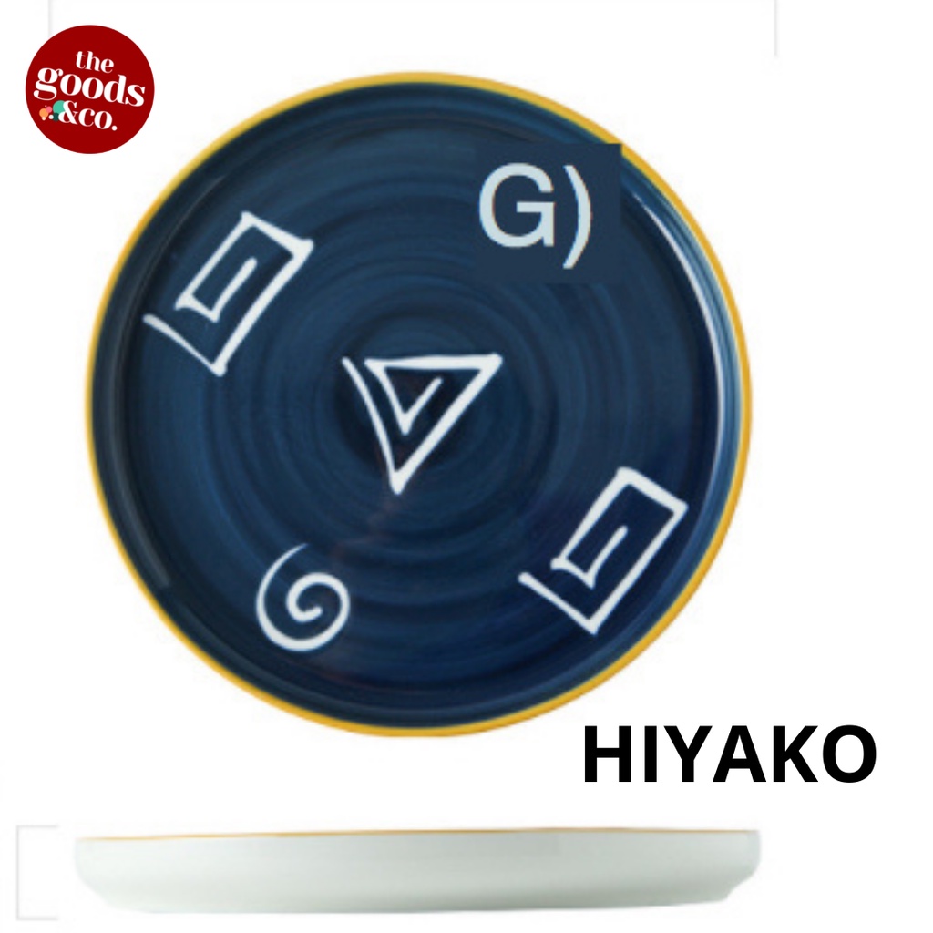 Piring Keramik Piring Saji Keramik Wadah Saji Piring Ceramic Jepang-HIYAKO