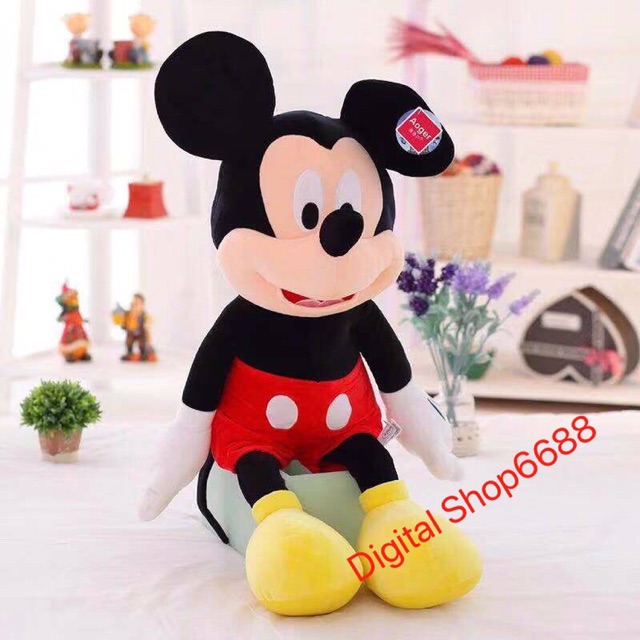 BONEKA MICKEY MOUSE &amp; MINNIE MOUSE UKURAN TINGGI 70 CM (100% IMPORT)