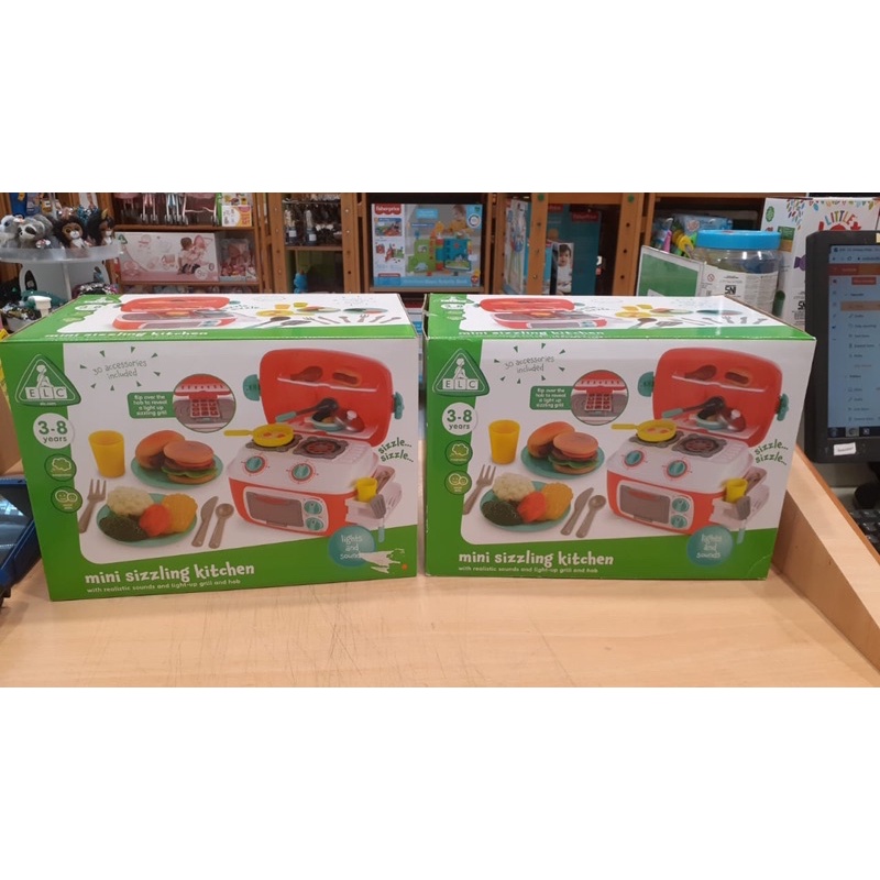 ELC SIZZLING KITCHEN AND CROCS MICKEY NAVY FOR BOY