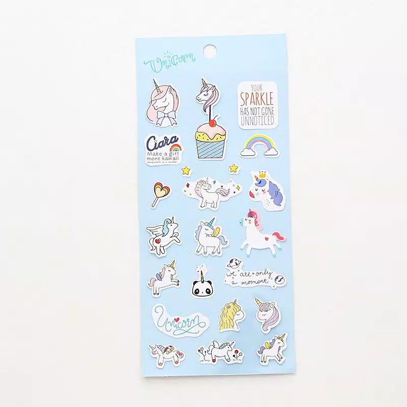

Stiker Unicorn Lucu