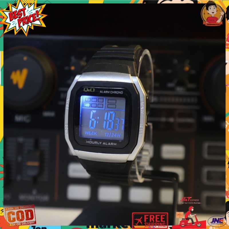 Jam Tangan / Jam Tangan Analog / Jam Tangan Digital Q & O KOTAK