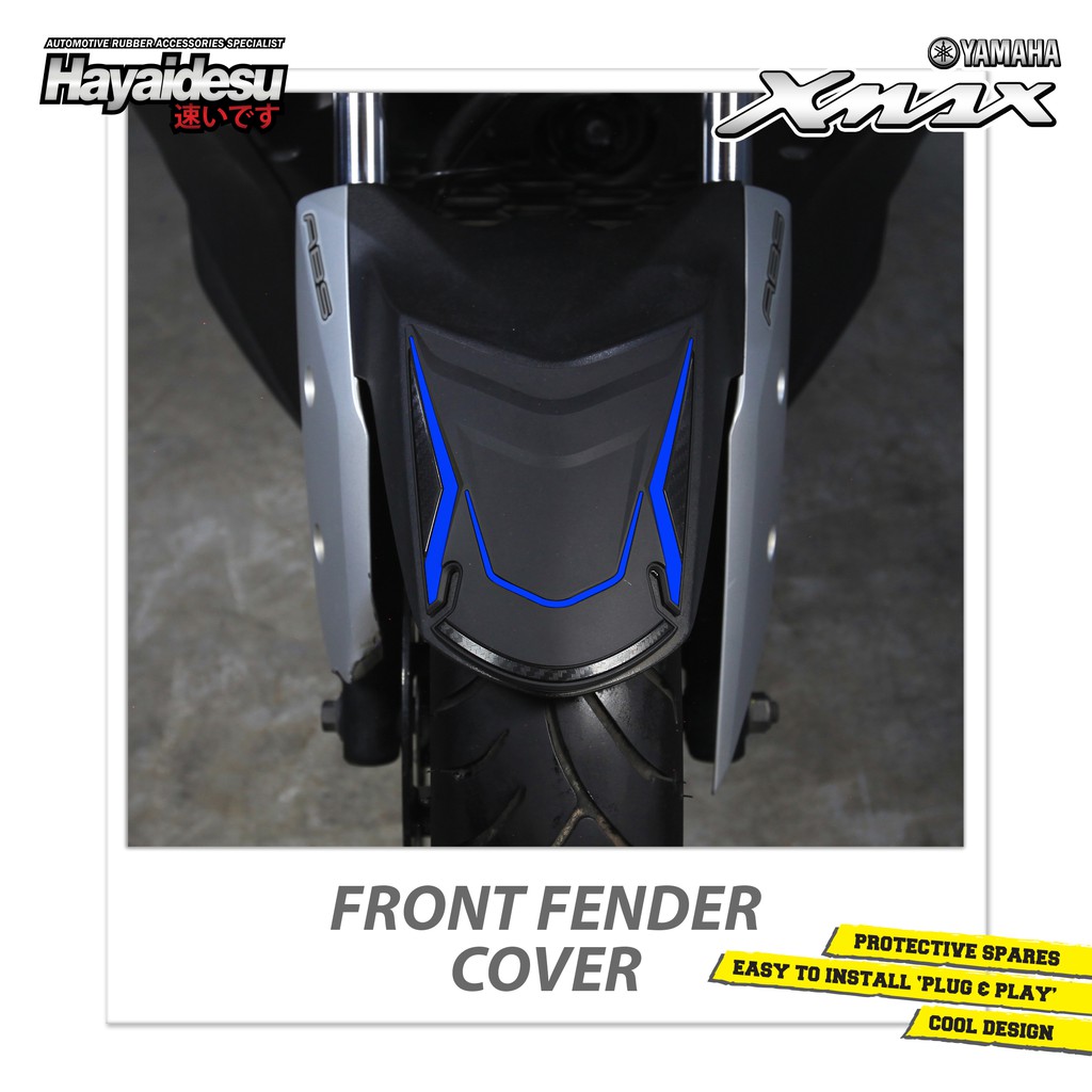 

Hayaidesu Front Fender Protector Cover Yamaha Xmax Aksesoris Decal Variasi Pelindung Spakbor XMax