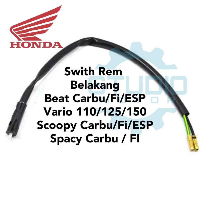 35345GW0900 Switch Rem Belakang Assy FR Stop Beat / Scoopy / Vario 125 Vario 150 35340KPH901