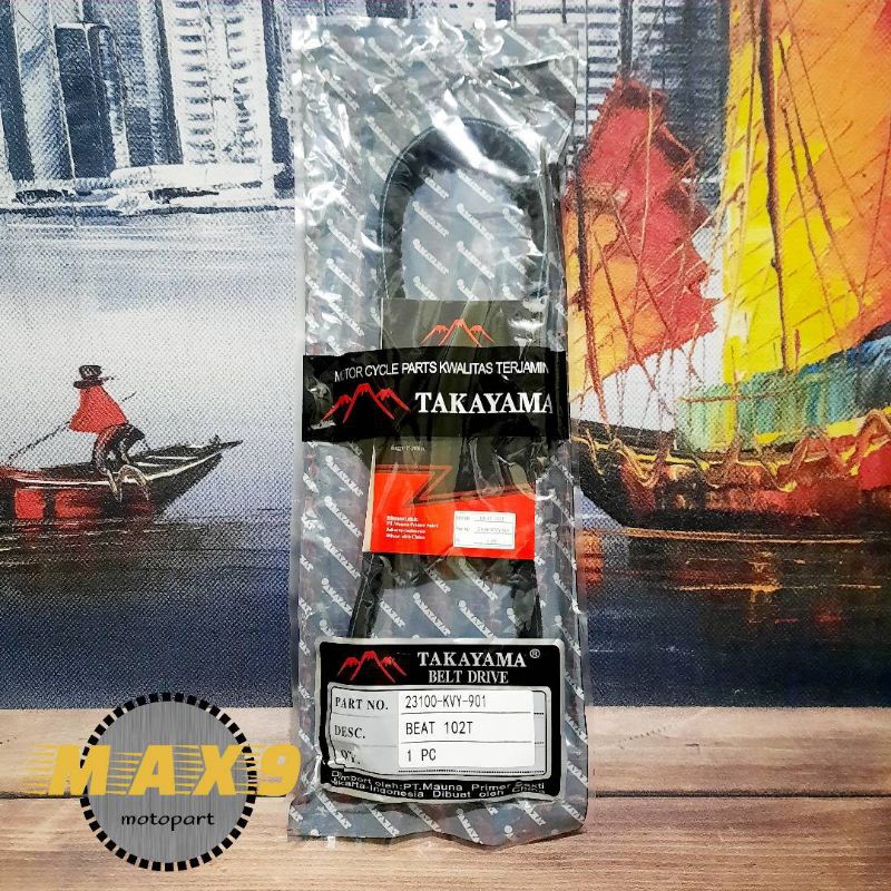 Vanbelt V-belt V belt Beat Karbu Scoopy Karbu Spacy Karbu KVY