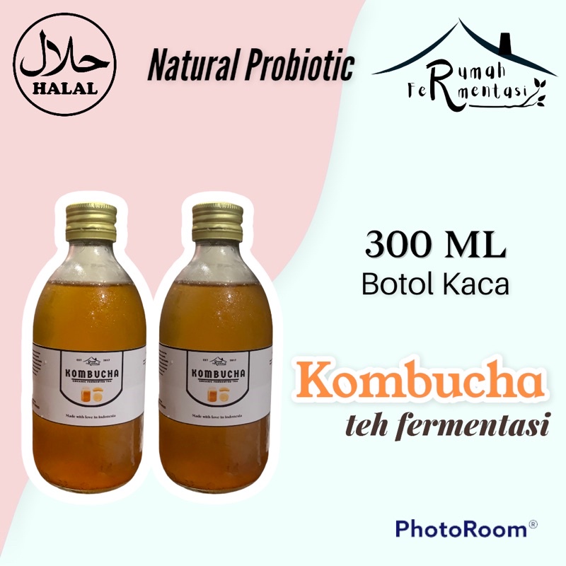 

KOMBUCHA 300ml RASA ORGINAL 2 BOTOL