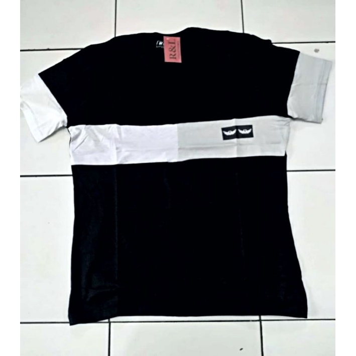 Kaos Pria Cotton Combed 30s Garis Dada