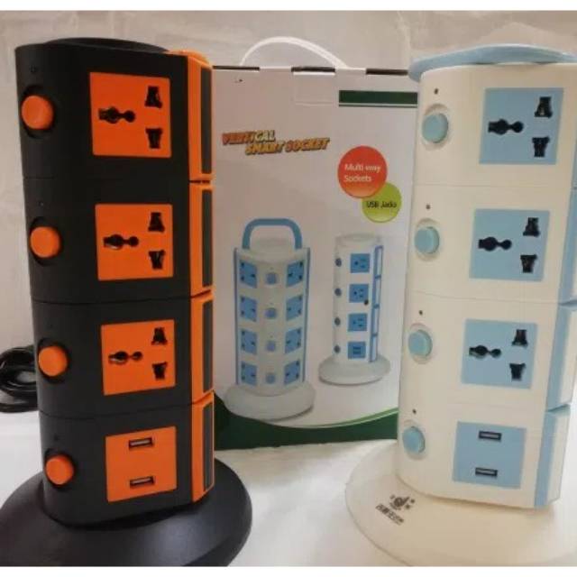 Colokan Listrik 4 Tingkat Multifungsi Usb Charger