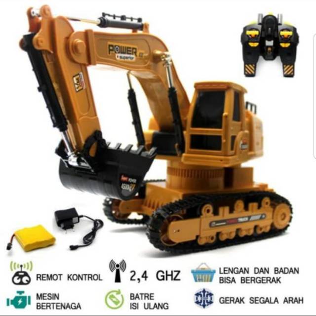 Mainan Mobil Remote Control Excavator - RC Excavator - RC Mobil Beko Excavator