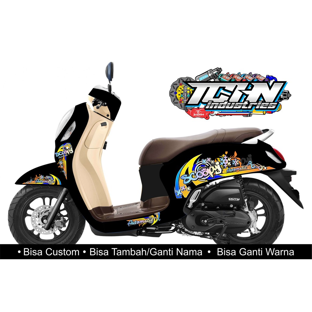 STRIPING DECAL STIKER SCOOPY 2021 THAILOOK HOLOGRAM