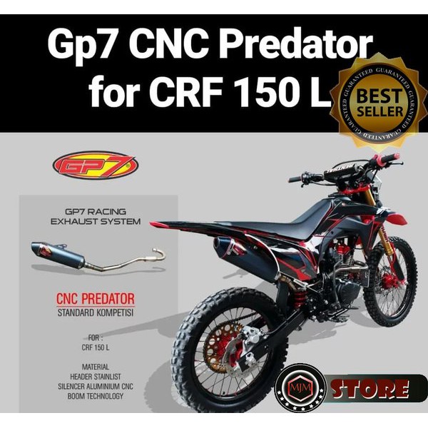 KNALPOT GP 7 CRF CNC PREDATOR