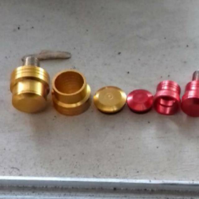 Ring baut gelang L8 drat 14 + tutup