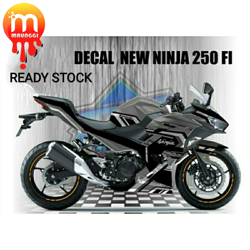 Decal ninja 250 full body Striping motor ninja 250 fi full variasi Sticker decal ninja z25r 250 2 si
