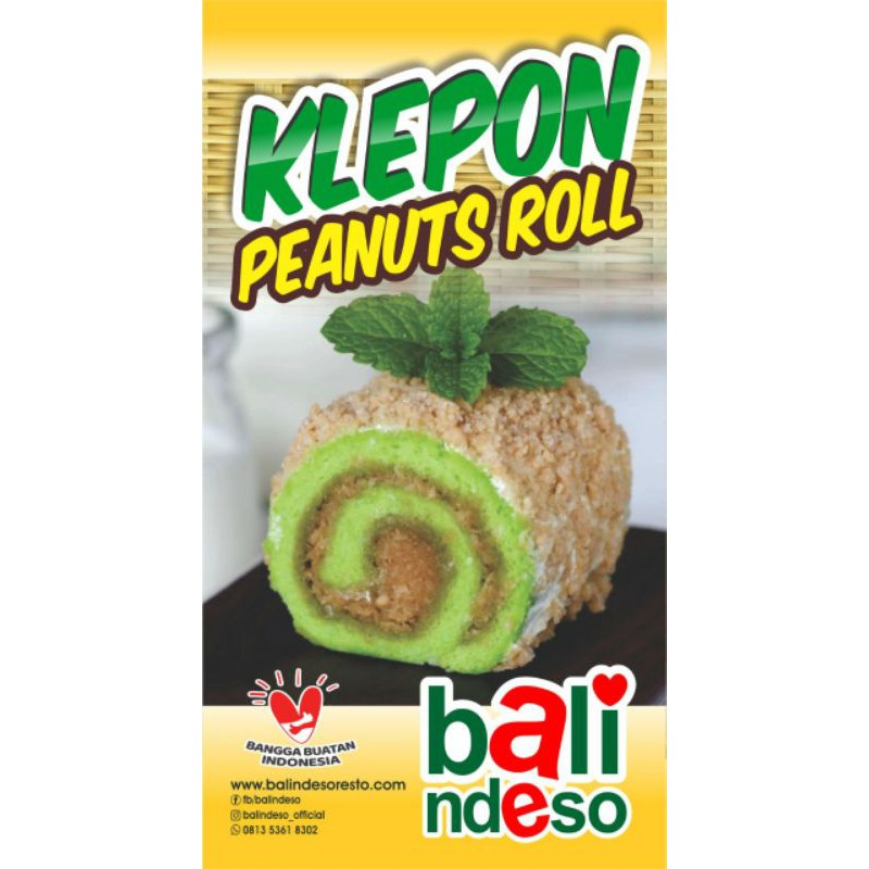 

Klepon Roll Cake aneka toping