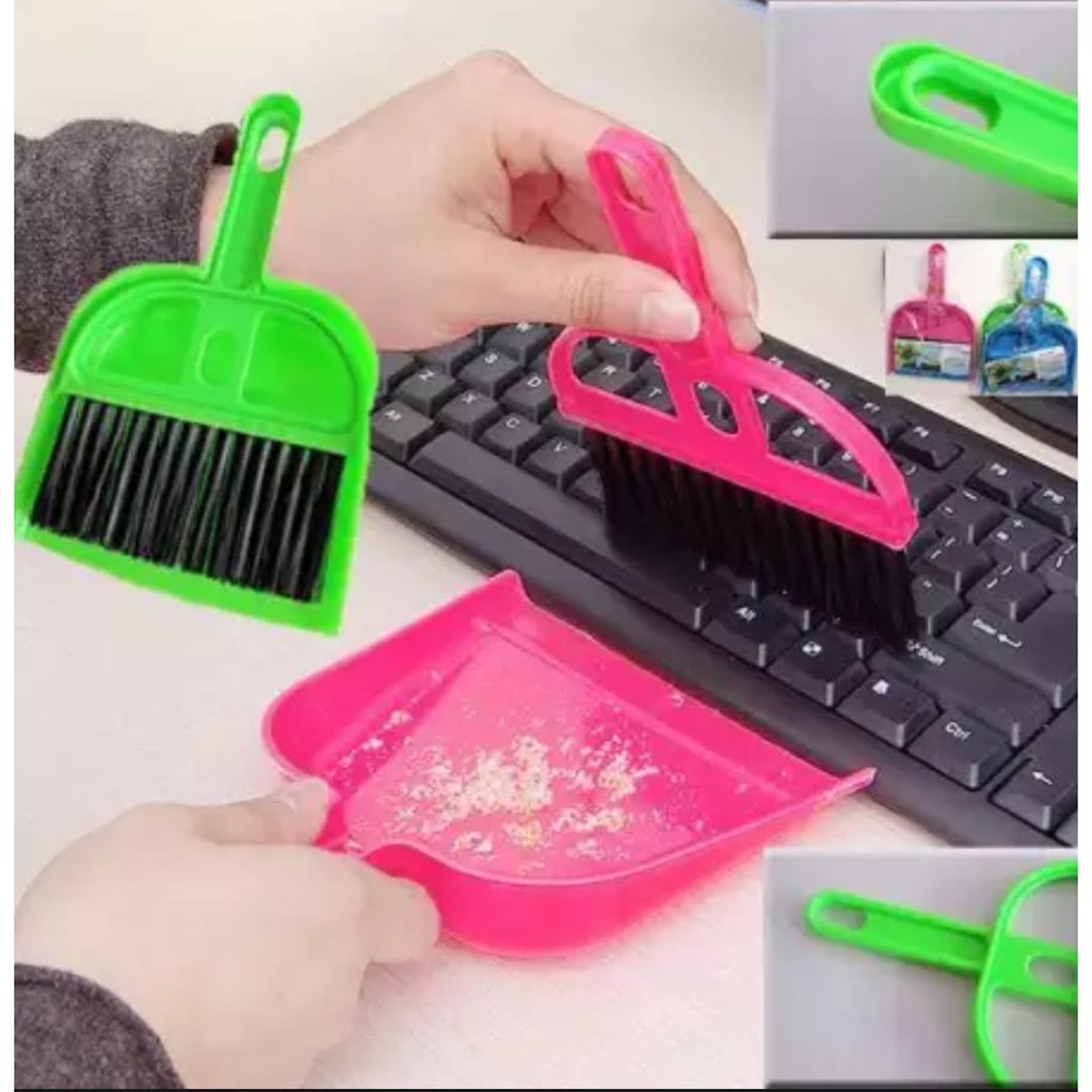 NAGOYA Sapu + Pengki Mini Lucu / Sapu Pembersih Mobil