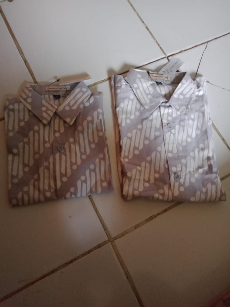 Kemeja Batik Anak Abu-abu Series